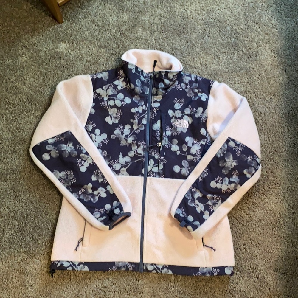 Pink Flowered North Face Woman’s Jacket